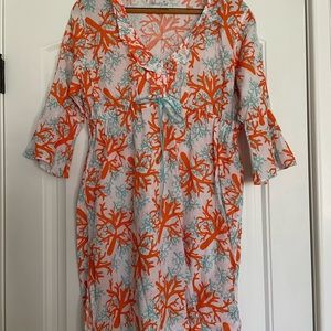 Linen swimsuit cover up